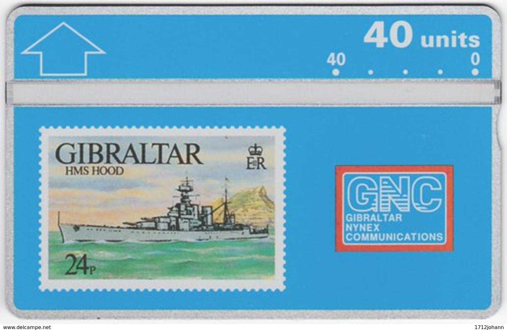 GIBRALTAR A-074 Hologram GNC - Collection, Stamp - 306A - MINT - Gibraltar