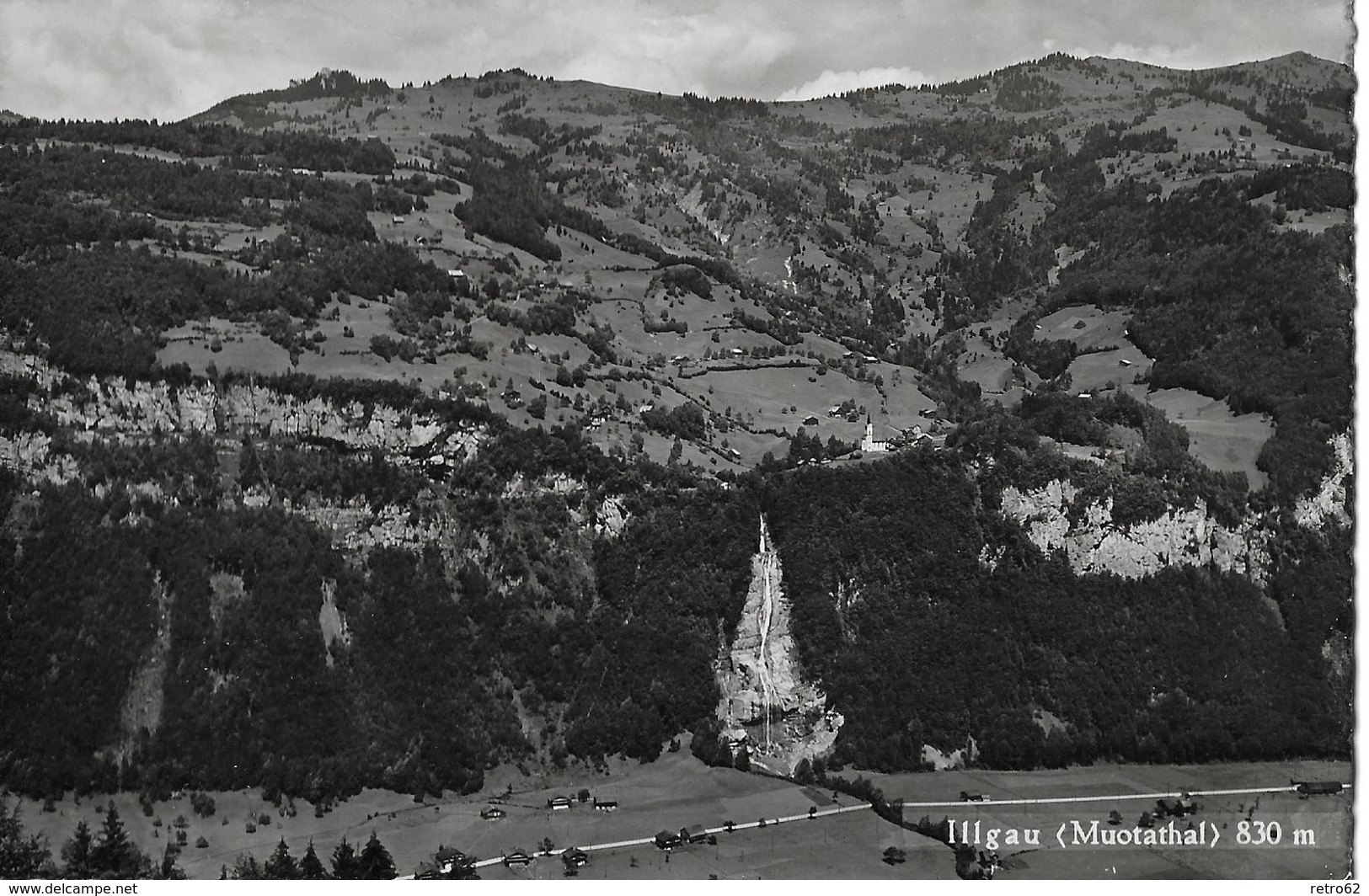 ILLGAU IM MUOTATHAL → Ein Kleines Dorf Im Muotathal, Fotokarte Anno 1950 - Muotathal