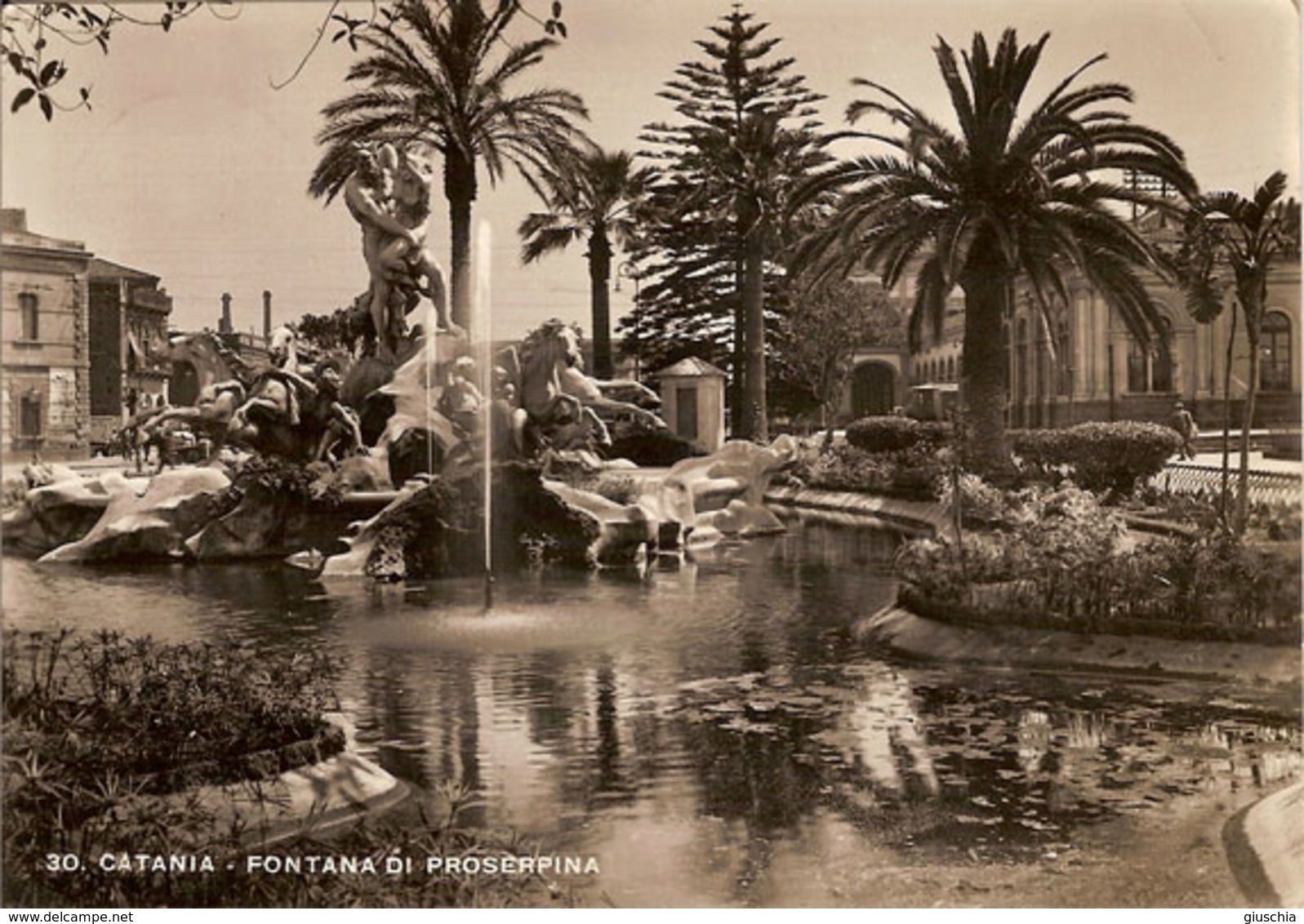 (C).Catania.Fontana Di Proserpina.Viaggiata (c20) - Catania