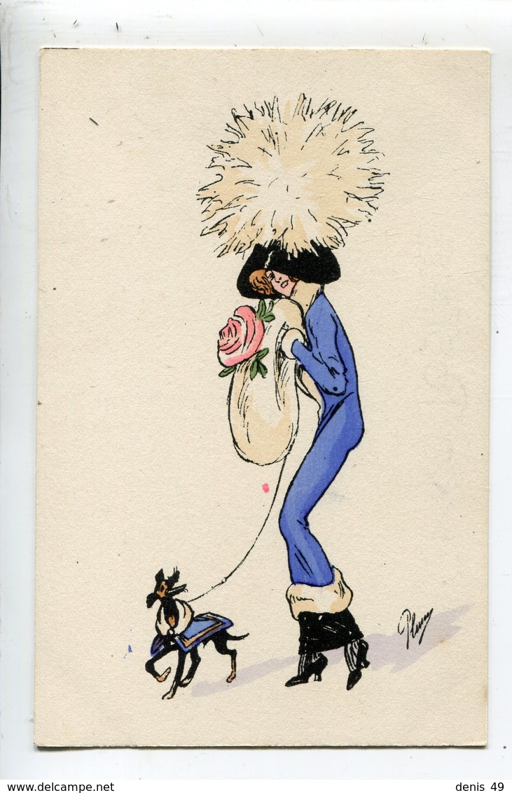 Chapeau Plume  Illustrateur Femme - Sager, Xavier