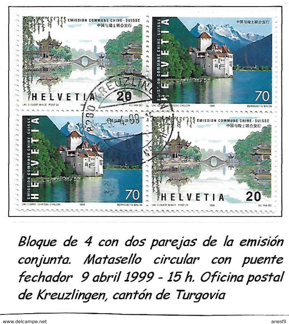 Suiza, 1998 - Oblitérés