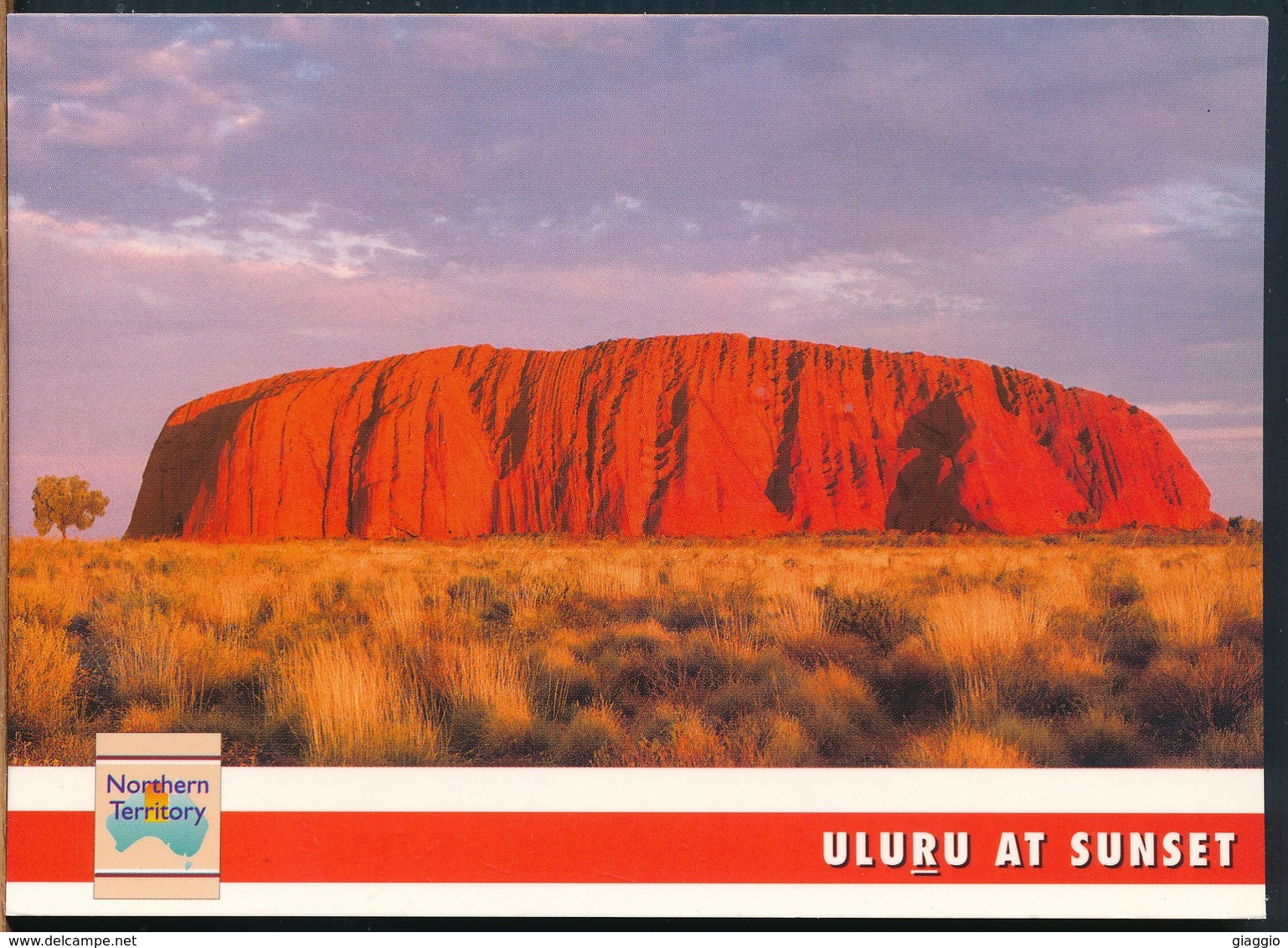 °°° 15787 - AUSTRALIA - ULURU AT SUNSET - 2002 With Stamps °°° - Uluru & The Olgas