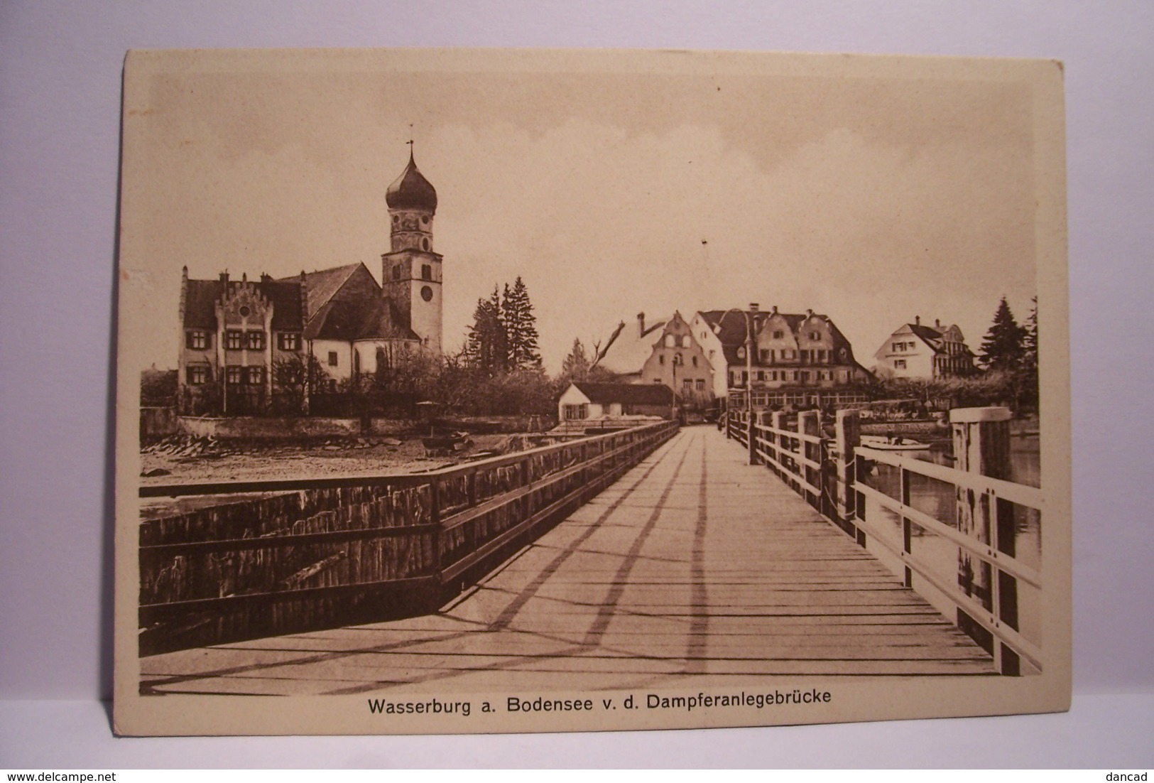 WASSERBURG A  Bodensee  V.d;  Dampferanlegebrucke - Wasserburg (Bodensee)