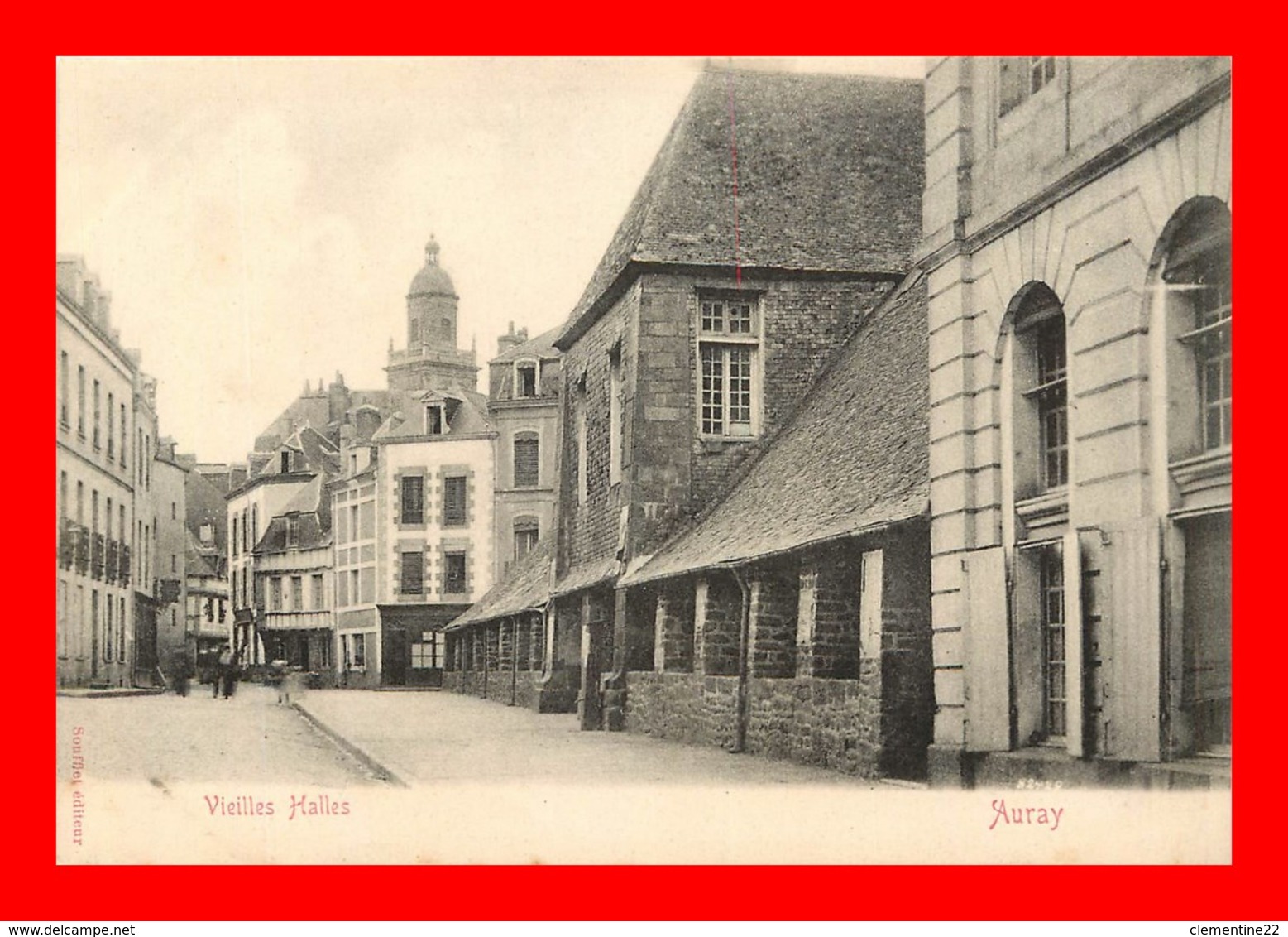 Auray * Vieilles Halles   ( Scan Recto Et Verso ) - Auray