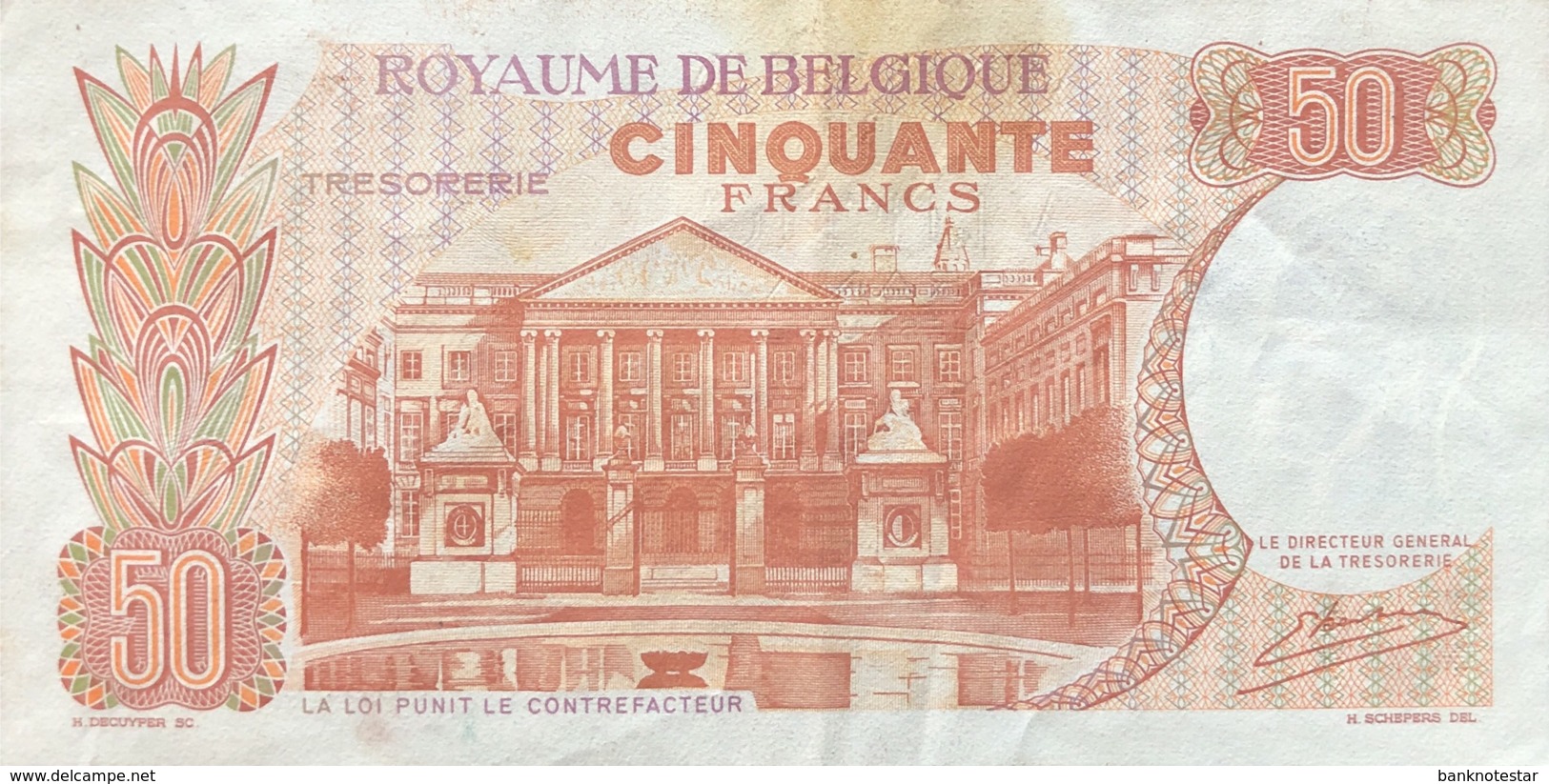 Belgium 50 Francs, P-139 (16.5.1966) - Very Fine - Sign. 20 - Sonstige & Ohne Zuordnung