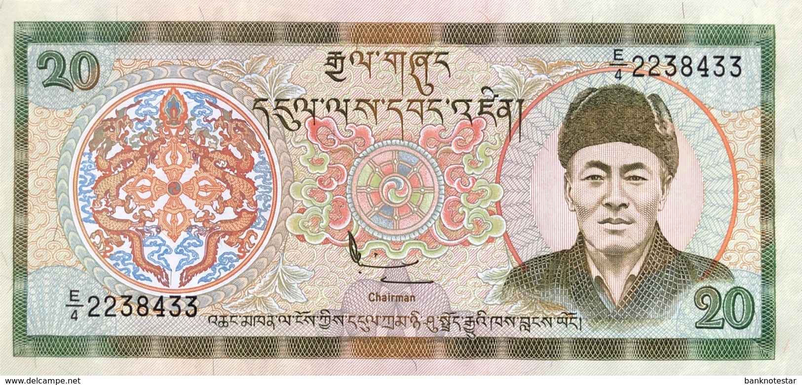 Bhutan 20 Ngultrum, P-23 (2000) - UNC - Bhutan