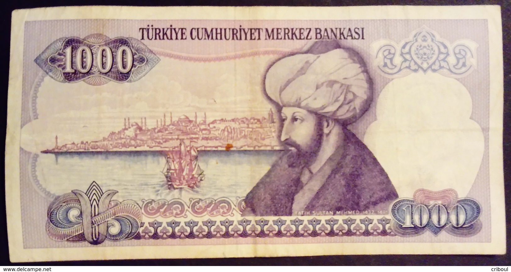 Turquie Turkey Turkiye 1970 1000 Livres Turques Turkish Pounds Bin Turk Lirasi - Türkei