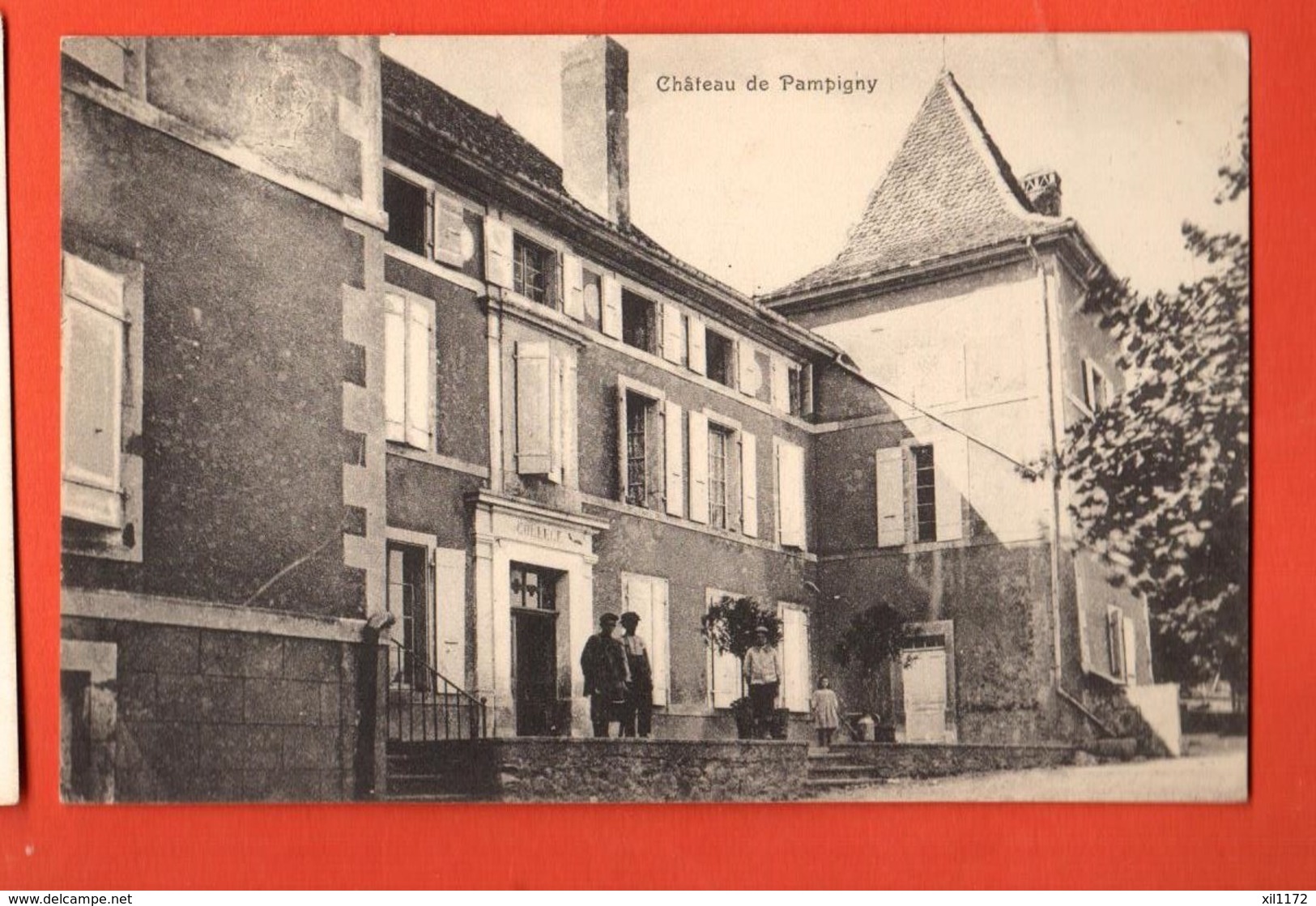 MYF-19 Château De Pampigny, Ferme. ANIME. Dériaz 2244 Circulé, Timbre Manque - Pampigny