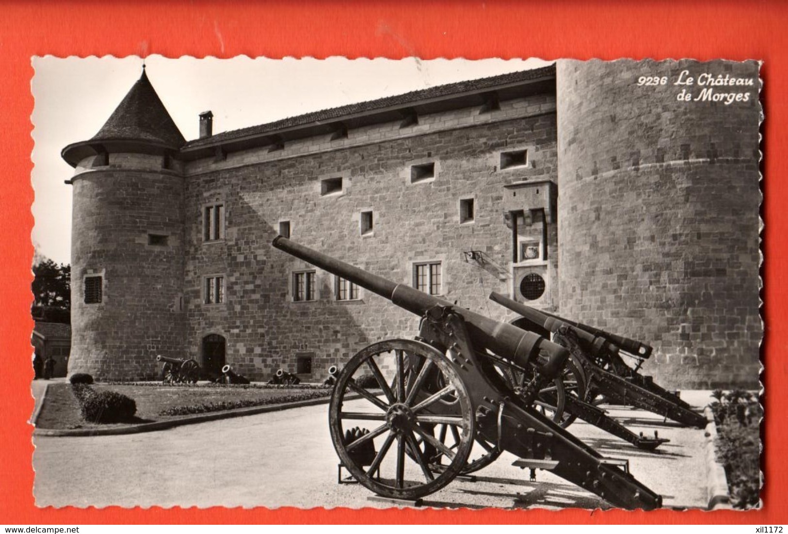 MYF-20 Château De Morges, Canons Anciens. Perrochet 9236, Non Circulé - Morges