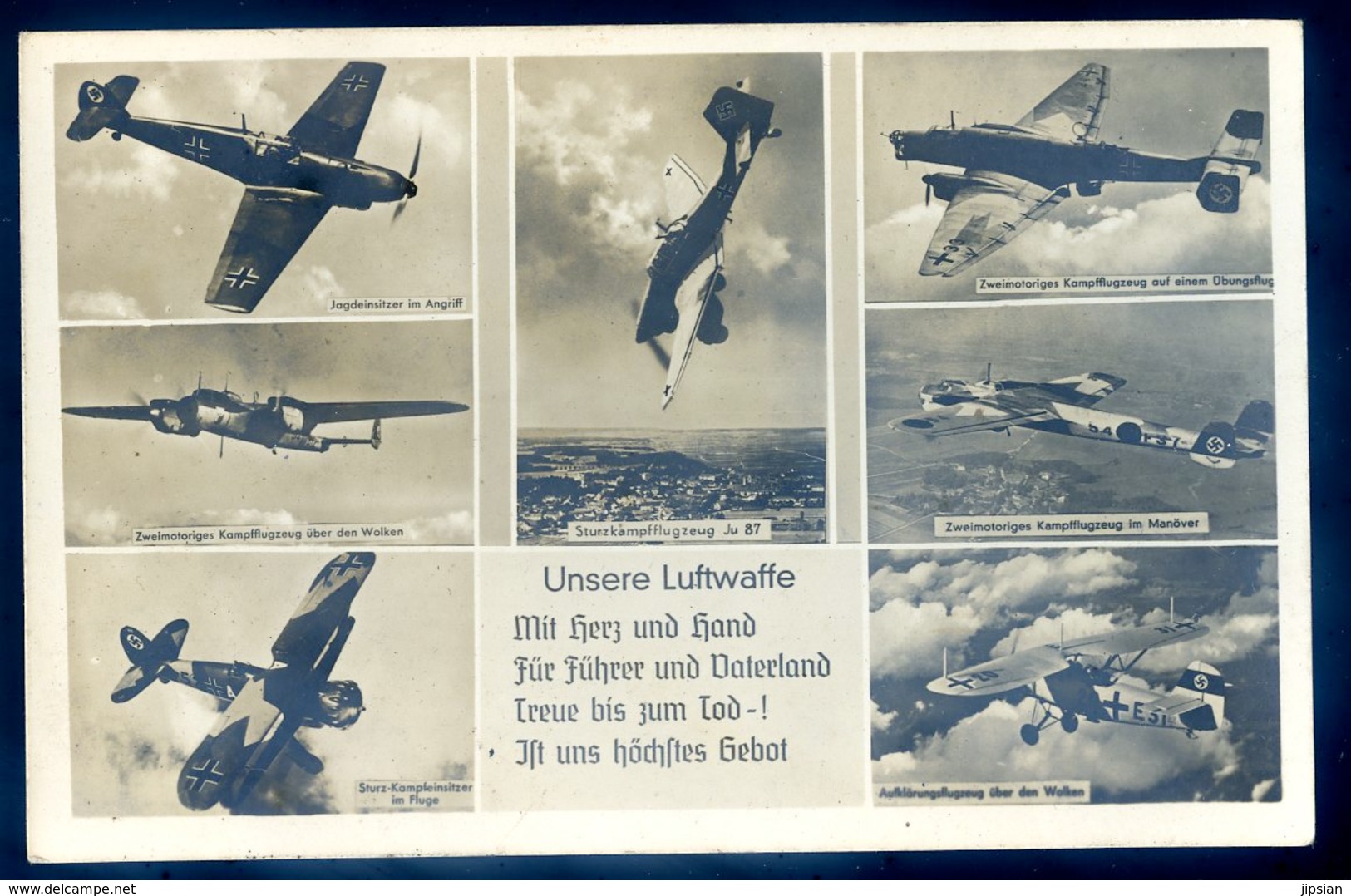 Cpa Avion Aviation Unsere Luftwaffe   DEC19-26 - 1939-1945: II Guerra