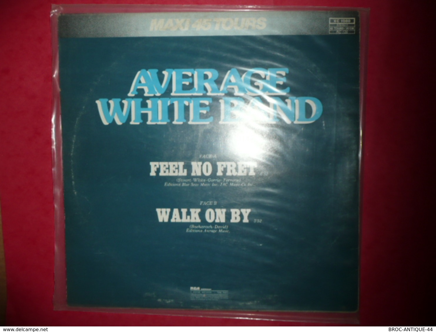 LP33 N°429 - AVERAGE WHITE BAND - FEEL NO FRET / WALK ON BY - COMPILATION 2 TITRES FUNK SOUL - 45 Rpm - Maxi-Singles