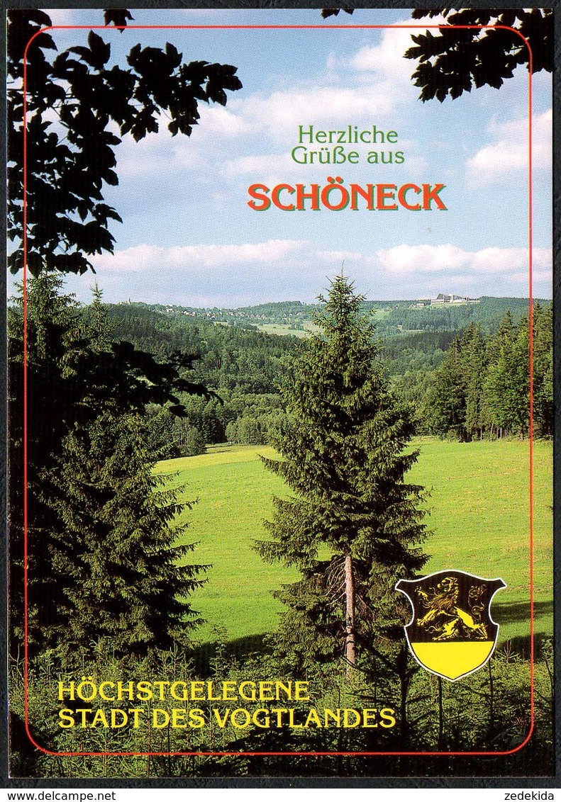 D1867 - TOP Schöneck - Verlag Bild Und Heimat Reichenbach Qualitätskarte - Vogtland