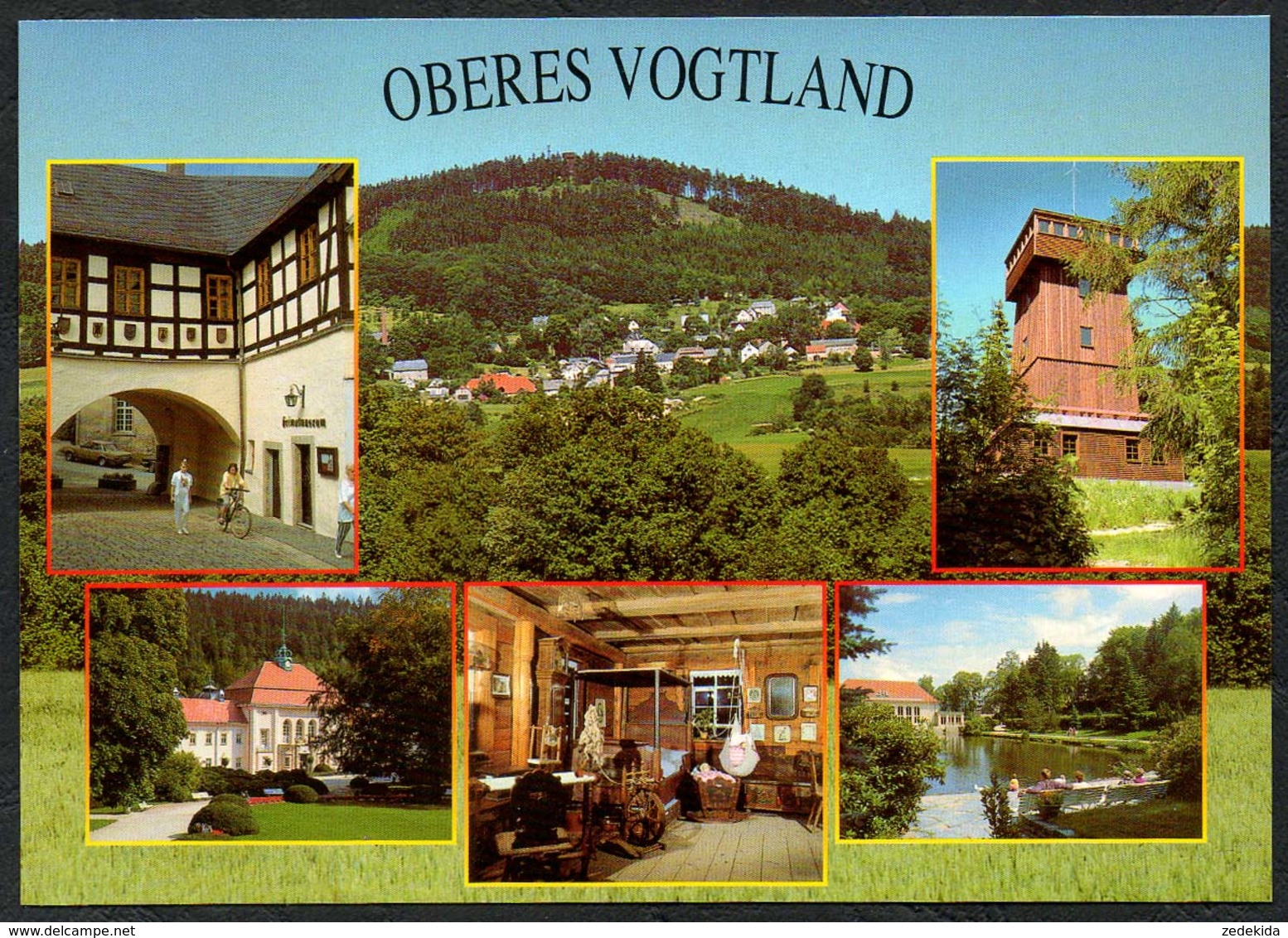 D1871 - TOP Adorf Schönberg Bad Elster Bad Brambach - Verlag Bild Und Heimat Reichenbach Qualitätskarte - Vogtland