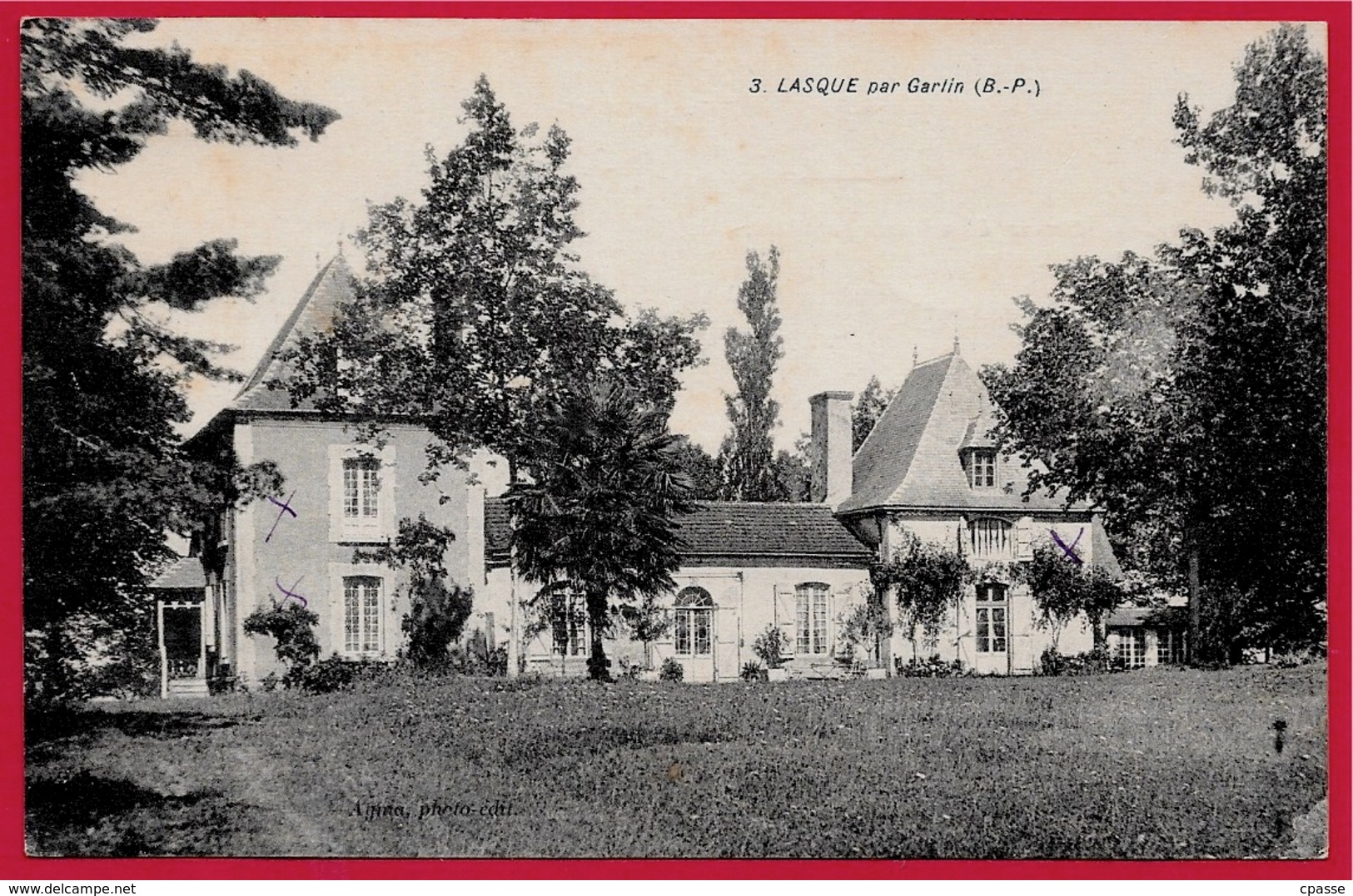 CPA 64 LASQUE Par Garlin (Château) - Autres & Non Classés