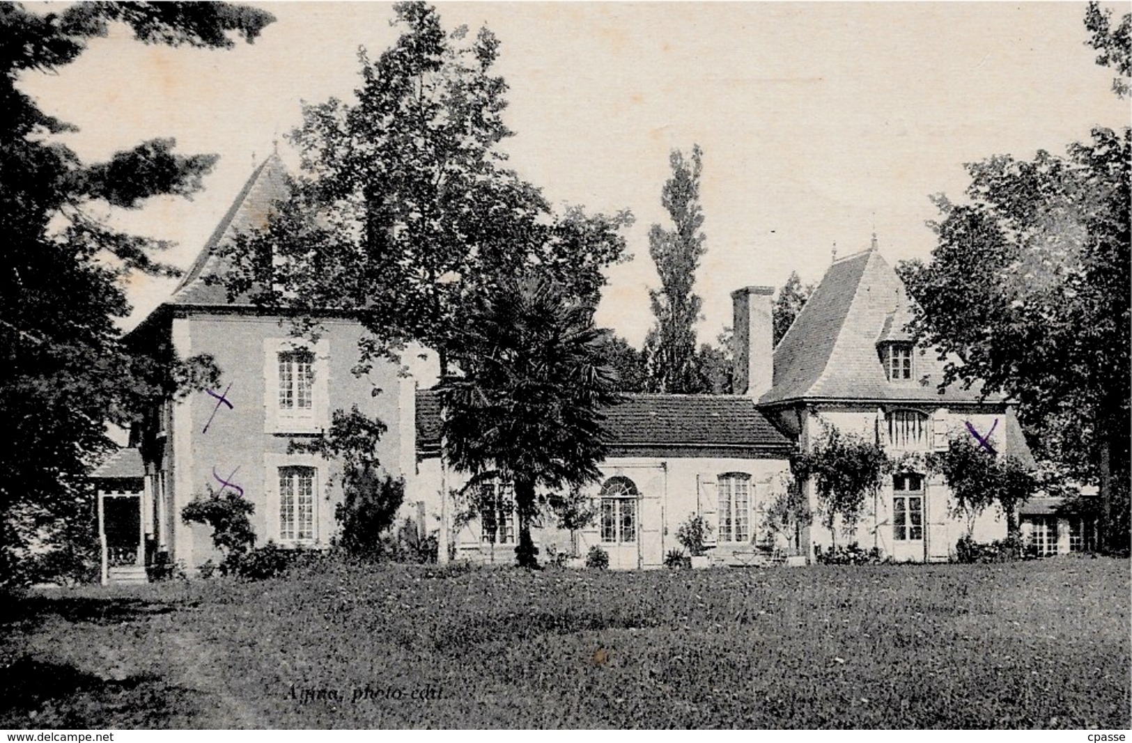 CPA 64 LASQUE Par Garlin (Château) - Autres & Non Classés