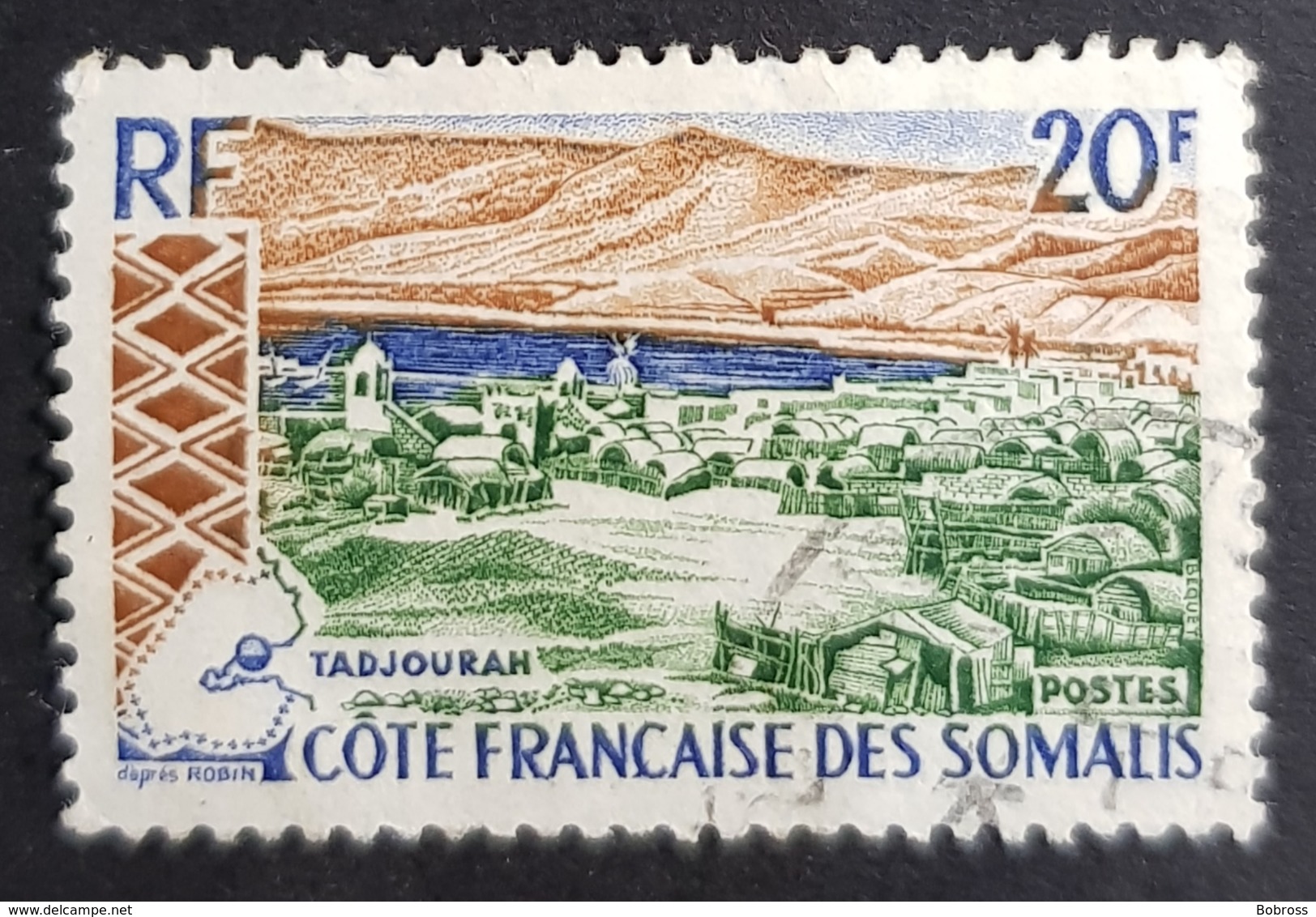 1965 Landscapes, Cote Française Des Somalis, Somali Coast, Somalia, France, *, **, Or Used - Gebraucht