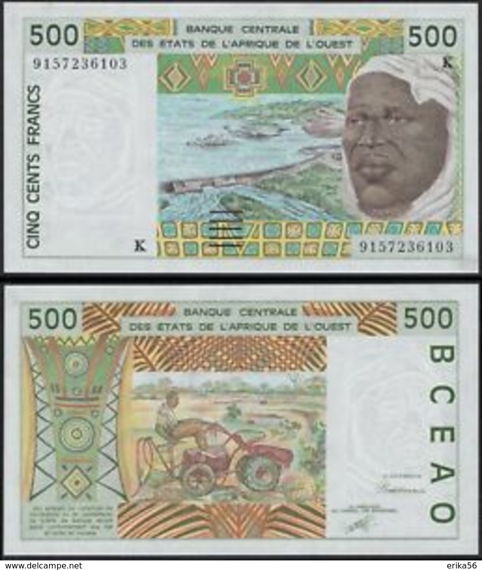 BILLET AFRIQUE DE L'OUEST 500 FRANCS - Südafrika