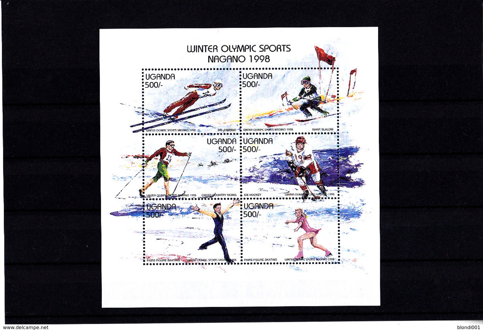 Olympics 1998 - Olympiques - Ice Hockey - UGANDA - Sheet MNH - Winter 1998: Nagano