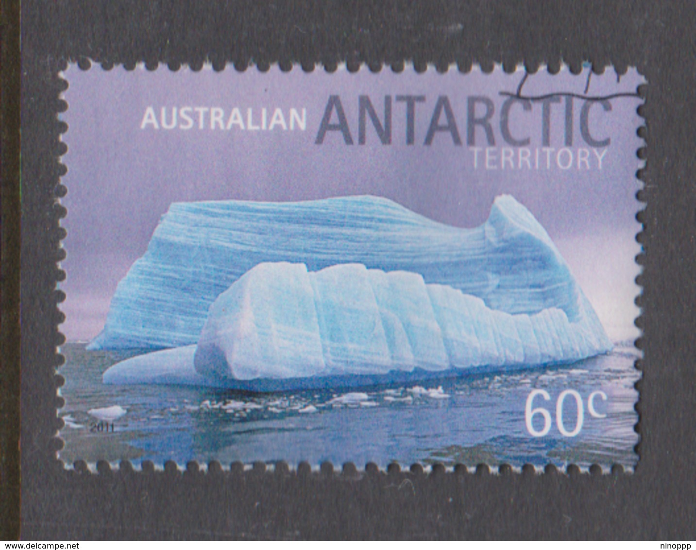 Australian Antarctic Territory ASC 189  2011 Landscapes Icebergs,60c ,Used, - Used Stamps