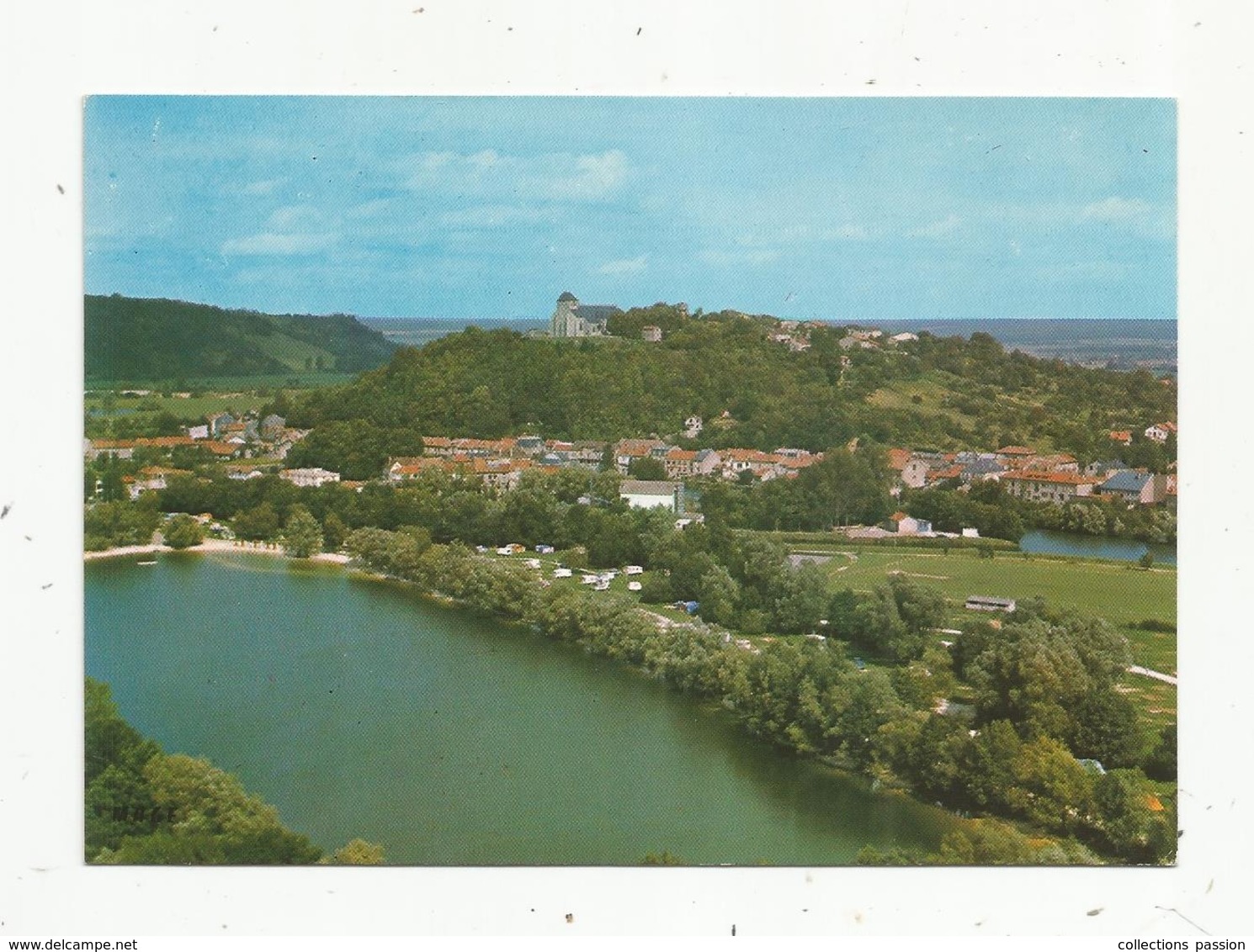 Cp, 55 , DUN SUR MEUSE ,  Vue Générale En Avion,  Vierge ,  Ed. Mage - Dun Sur Meuse