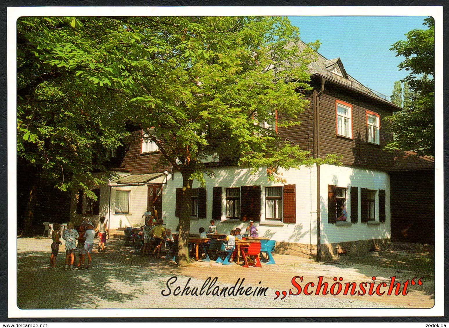 D1928 - TOP Netzschkau Schullandheim Schönsicht - Verlag Bild Und Heimat Reichenbach Qualitätskarte - Andere & Zonder Classificatie