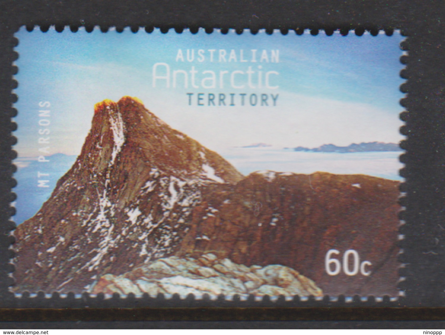 Australian Antarctic Territory ASC 204 2013 Antarctic Mountains,60c Mt Parsons,used, - Used Stamps