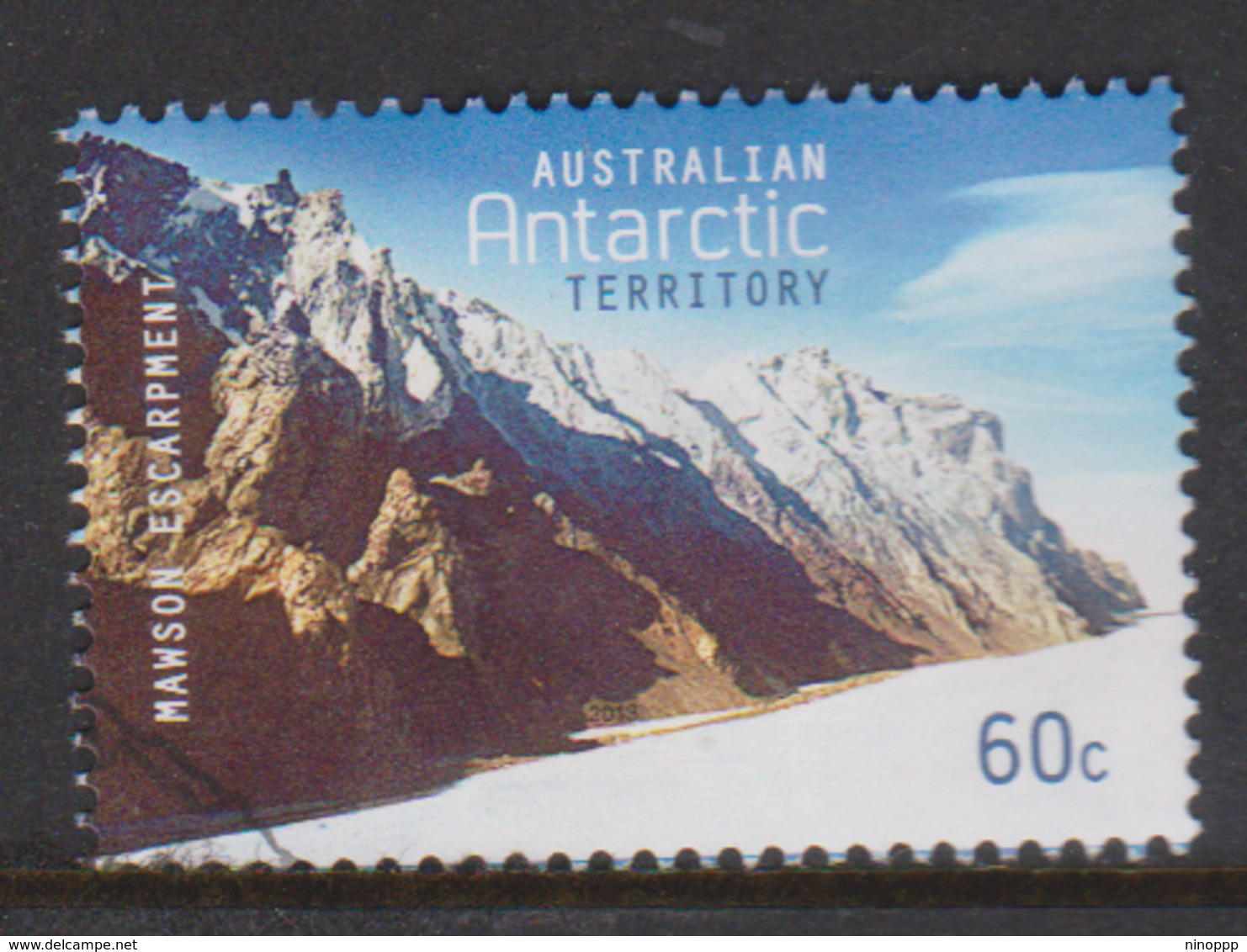 Australian Antarctic Territory ASC 205 2013 Antarctic Mountains,60c Mawson's Escarpment,used - Used Stamps