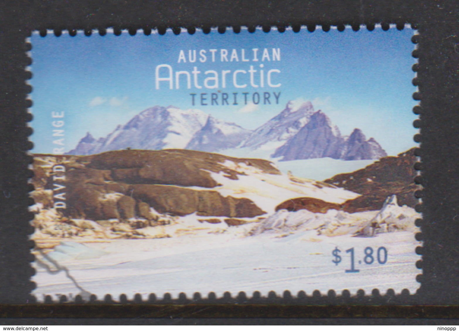 Australian Antarctic Territory ASC 207 2013 Antarctic Mountains,$ 1.80 David Range,used - Used Stamps