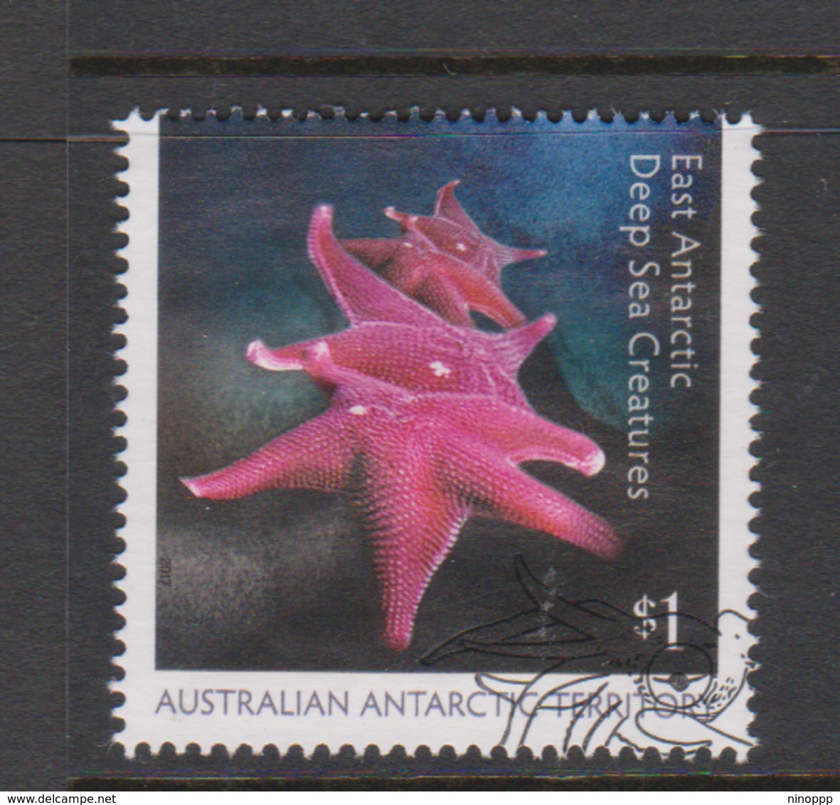 Australian Antarctic Territory ASC 239 2017 East Antarctic Deep Sea Creatures,$ 1.00 Star,used, - Used Stamps