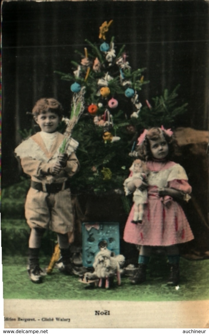 Bergeret 234, Noël Enfant Sapin Jouet - Bergeret