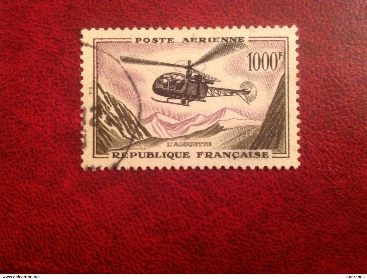 Poste Aerienne 37  Alouette - 1927-1959 Used