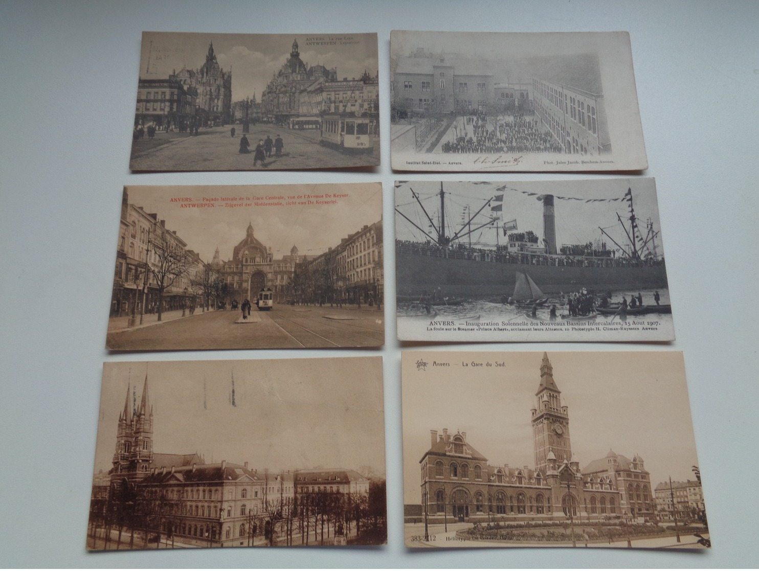 Beau Lot De 60 Cartes Postales De Belgique  Anvers      Mooi Lot Van 60 Postkaarten Van België  Antwerpen - 60 Scans - 5 - 99 Cartes