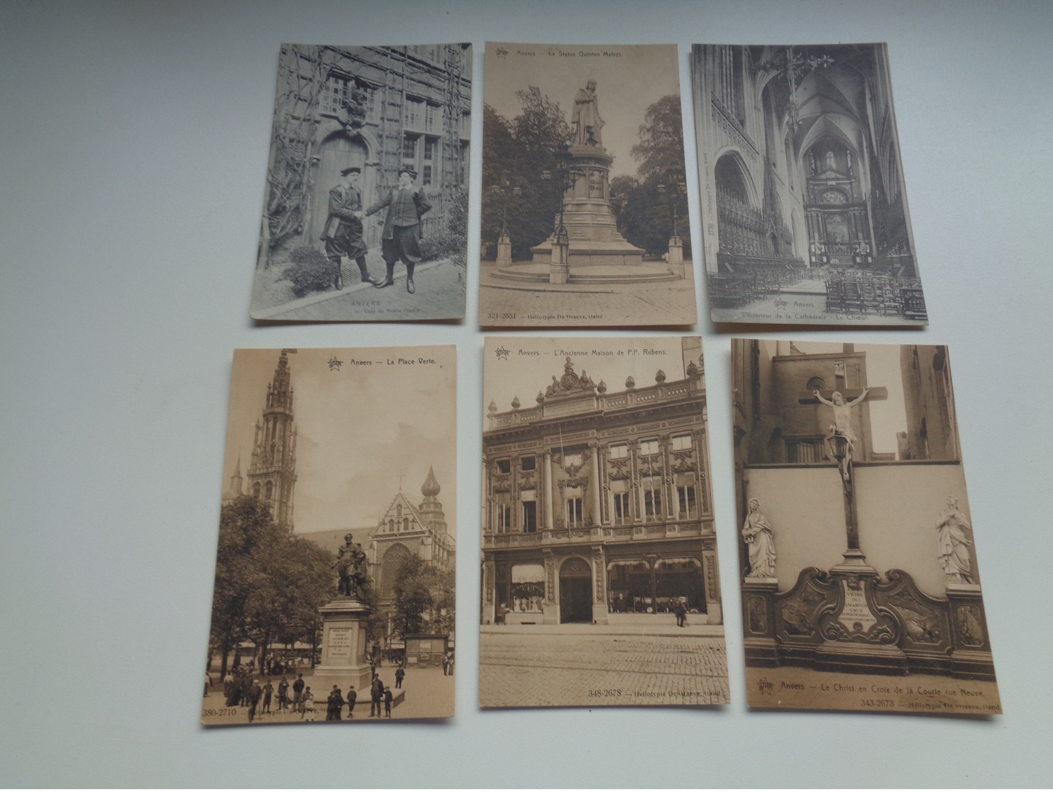 Beau lot de 60 cartes postales de Belgique  Anvers      Mooi lot van 60 postkaarten van België  Antwerpen - 60 scans