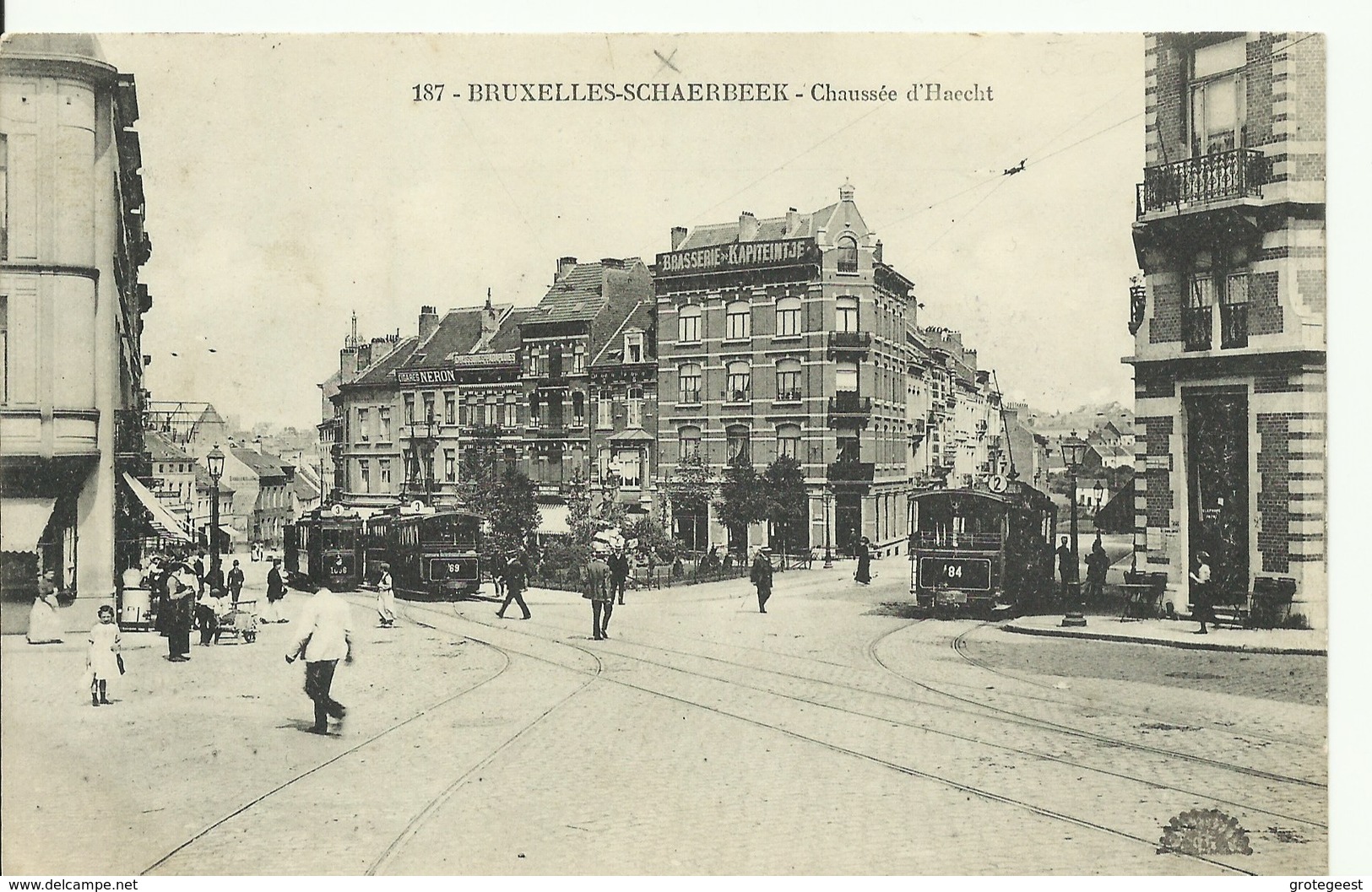 CP.Bruxelles-Schaerbeek (ex-Collection DELOOSE) - (Les TRAMWAYS TRAM BRUXELLOIS) Chaussée D'HAECHT TRAMS Lignes 2 Et 3 - - Schaarbeek - Schaerbeek