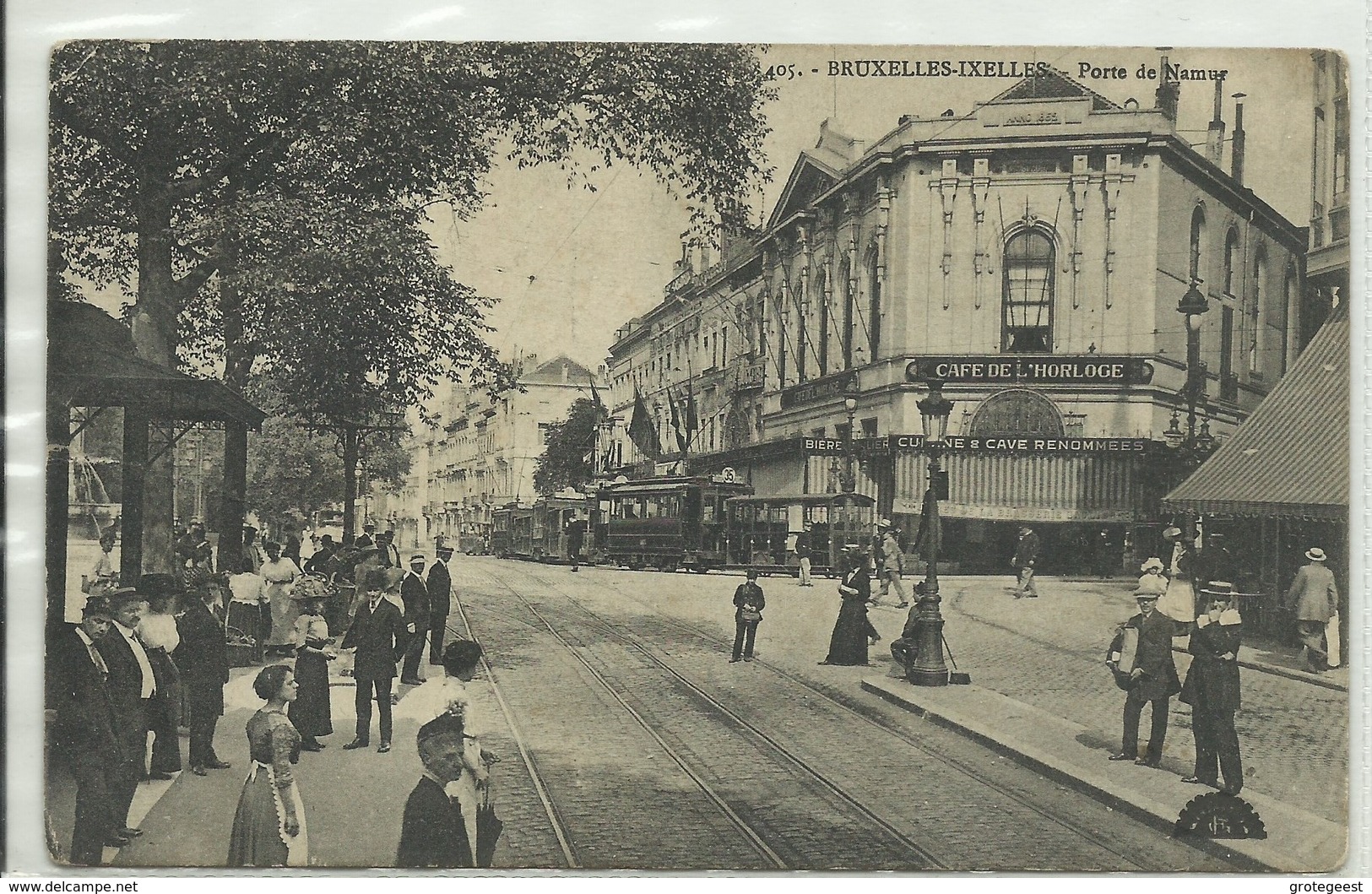 CP.Bruxelles-Schaerbeek (ex-Collection DELOOSE) - (Les TRAMWAYS TRAM BRUXELLOIS) Porte De Namur   -  Trams Dont Ligne 35 - Brussel (Stad)