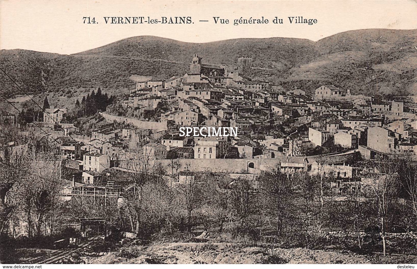 Vue Générale Du Village - Vernet-les-Bains - Prades