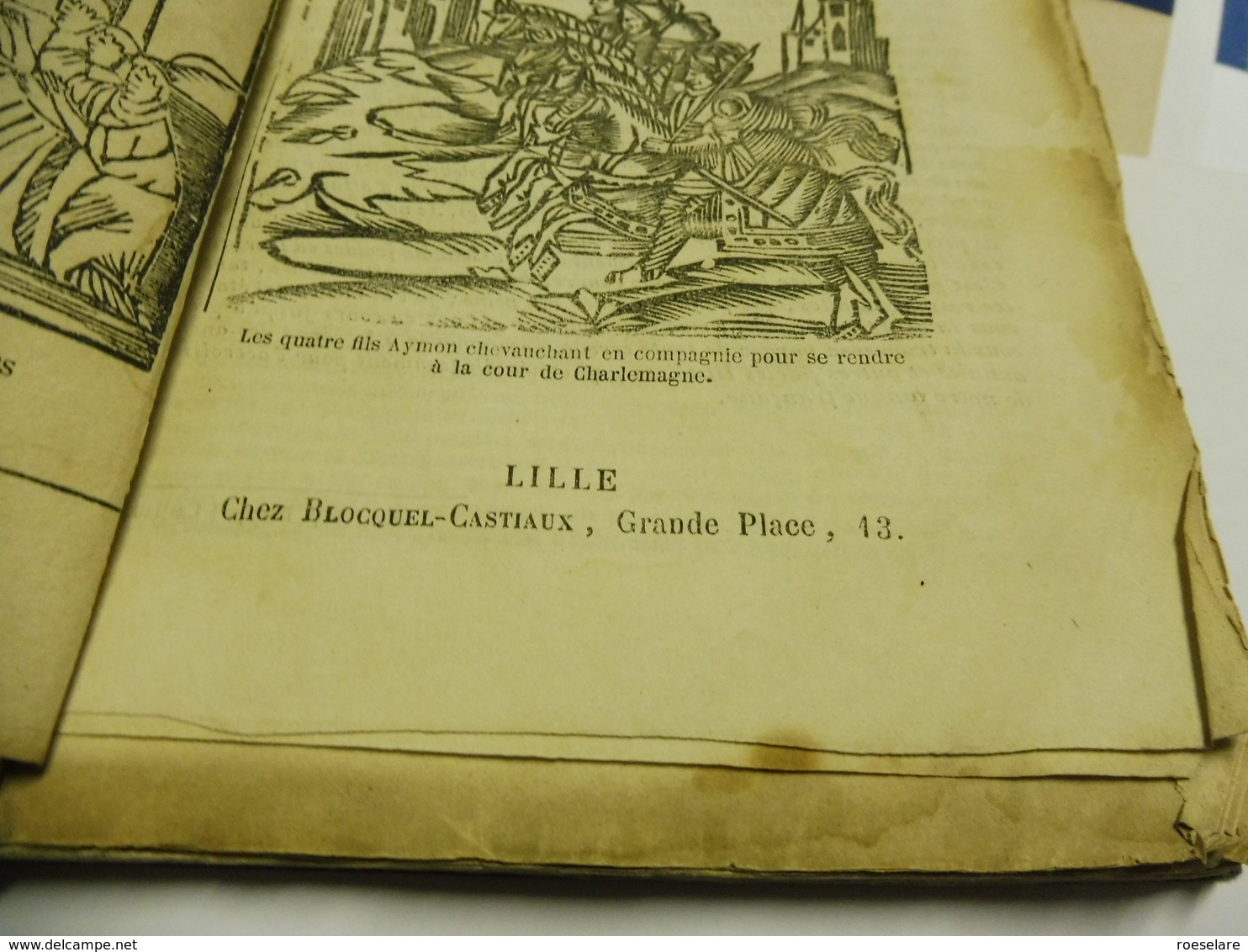 HISTOIRE DES QUATRE FILS AYMON, Très-nobles Et Très-vaillants Chevaliers - Vers 1840 - 1801-1900