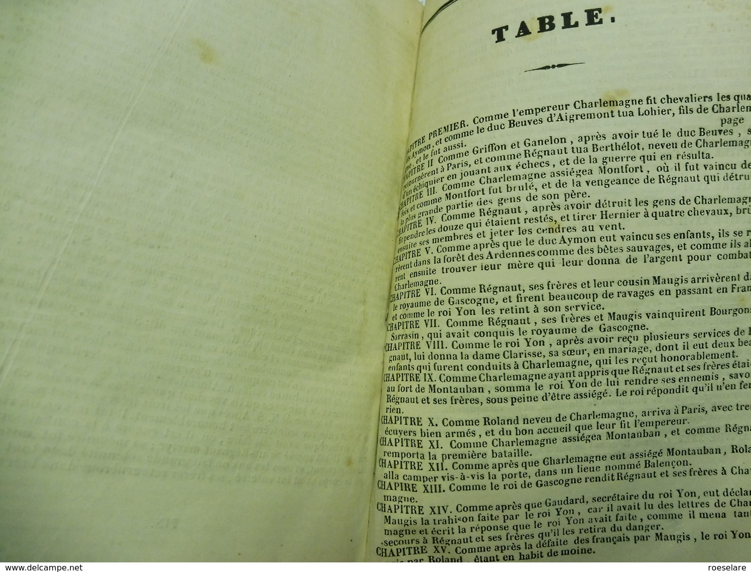 HISTOIRE DES QUATRE FILS AYMON, très-nobles et très-vaillants chevaliers - vers 1840