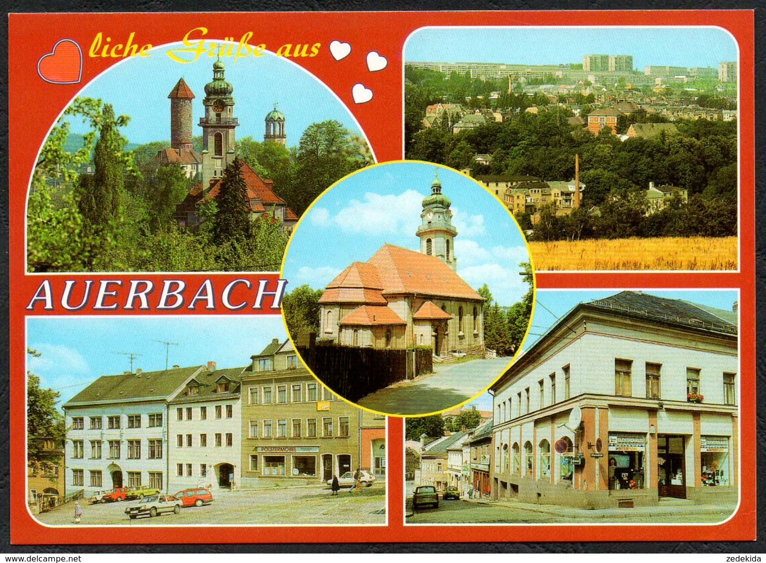 D0370 - TOP Auerbach - Verlag Bild Und Heimat Reichenbach Qualitätskarte - Auerbach (Vogtland)
