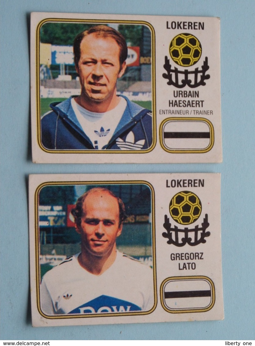 LOKEREN ( Urbain HAESAERT Trainer - Gregorz LATO ) > FOOTBALL 81 ( Nr. 222 - 232 ) - Figurine PANINI ! - Trading Cards