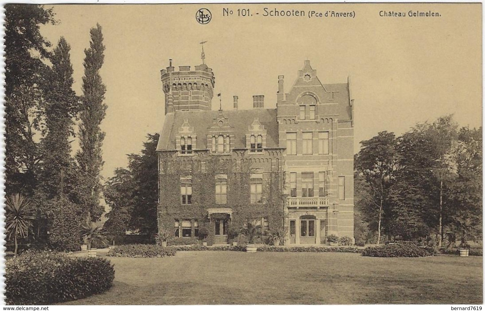 Belgique Schooten   Chateau  Gelmelen - Schoten