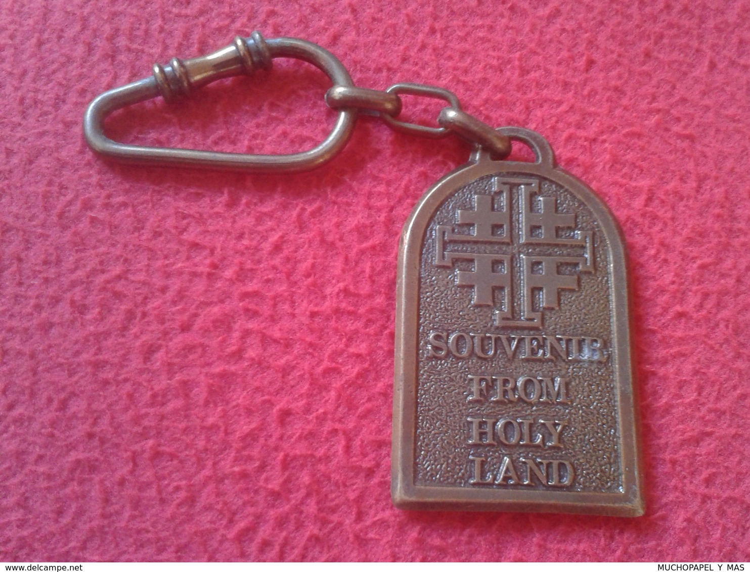 LLAVERO KEYRING PORTE-CLÉS JERUSALEM JERUSALÉN ISRAEL PALESTINA HOLY LAND CRISTO CHRIST CRUZ CROSS JESUS VER FOTOS...... - Otros & Sin Clasificación