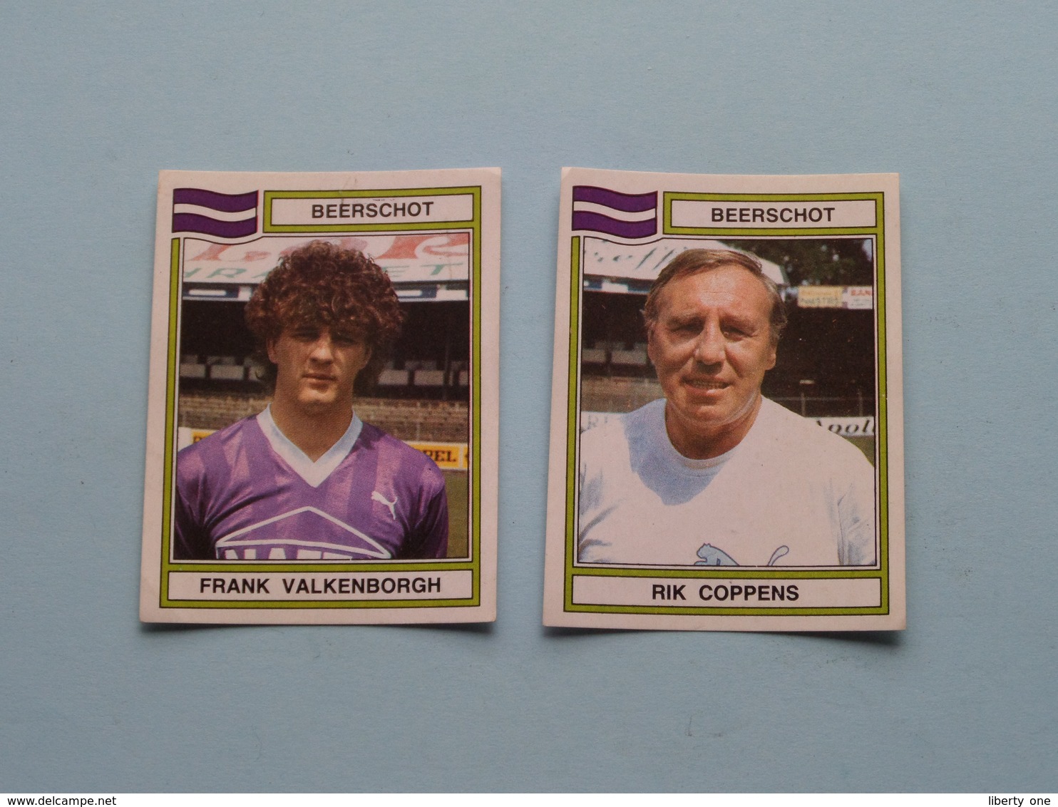 BEERSCHOT ( Rik COPPENS & Frank VALKENBORGH ) > FOOTBALL 84 ( Nrs. 40 - 53 ) - Figurine PANINI ! - Trading Cards