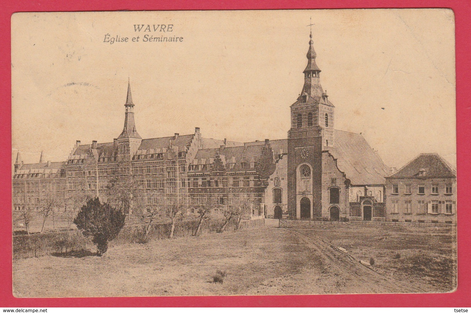 Wavre - Eglise Et Séminaire -1924 ( Voir Verso ) - Wavre