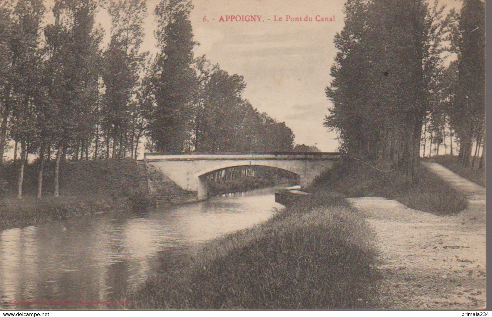 APPOIGNY - LE PONT DU CANAL - Appoigny