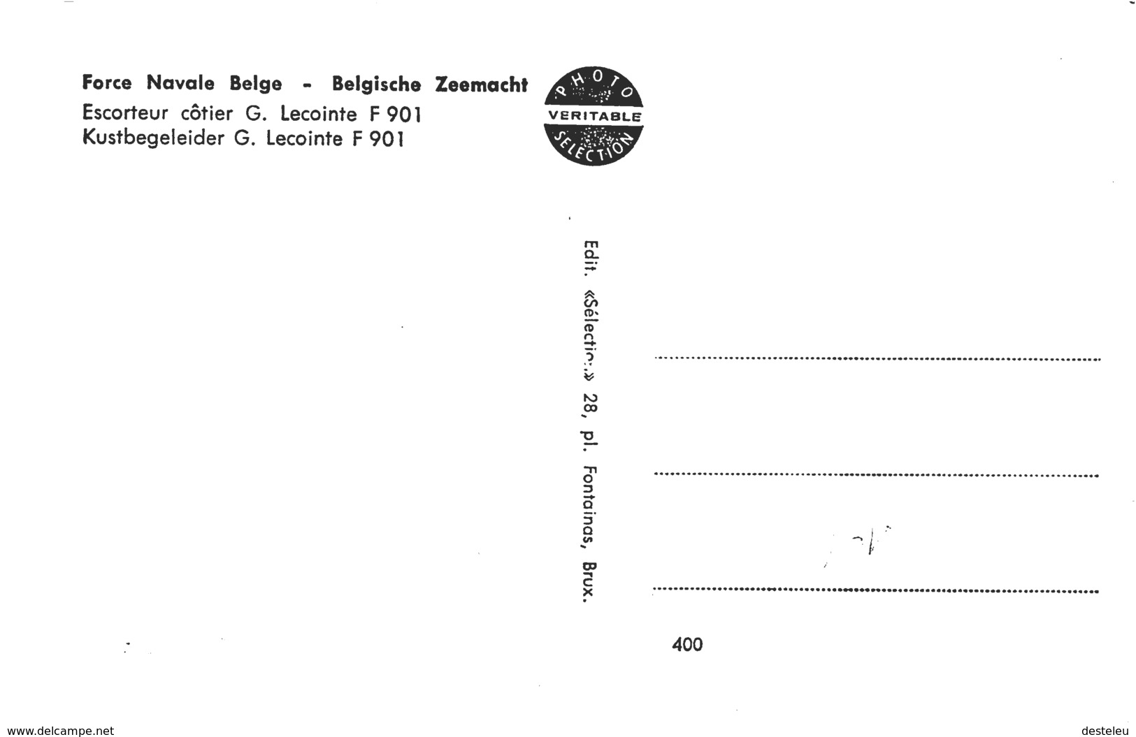 Kustbegeleider G. Lecointe F 901 - Guerre