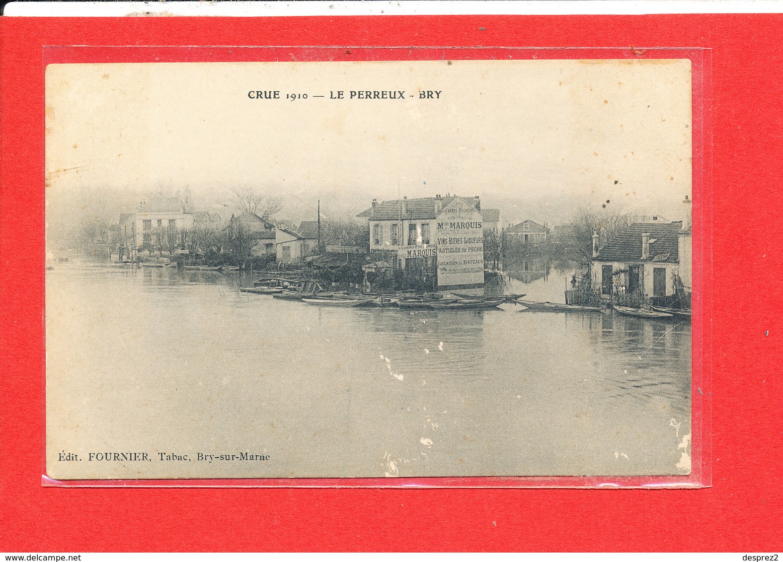 94 LE PERREUX BRY Cpa Crue De 1910    Edit Fournier - Le Perreux Sur Marne