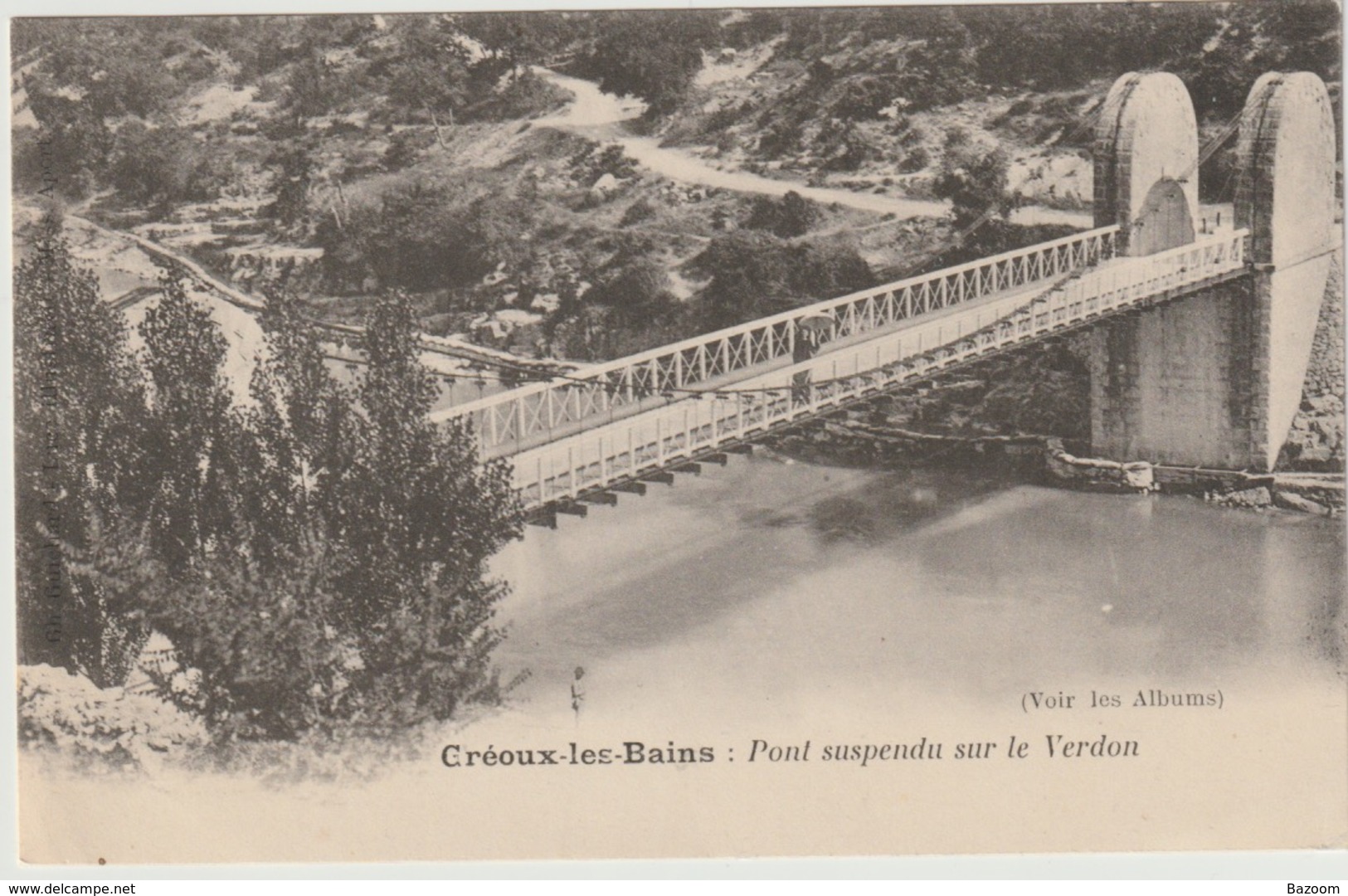 04 - GREOUX LES BAINS - PONT SUSPENDU - Gréoux-les-Bains