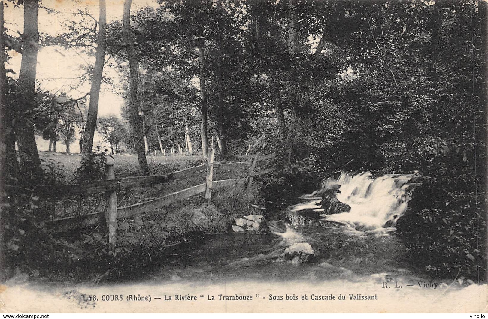 20-003 : COURS. LA RIVIERE. LA TRAMBOUZE. - Cours-la-Ville