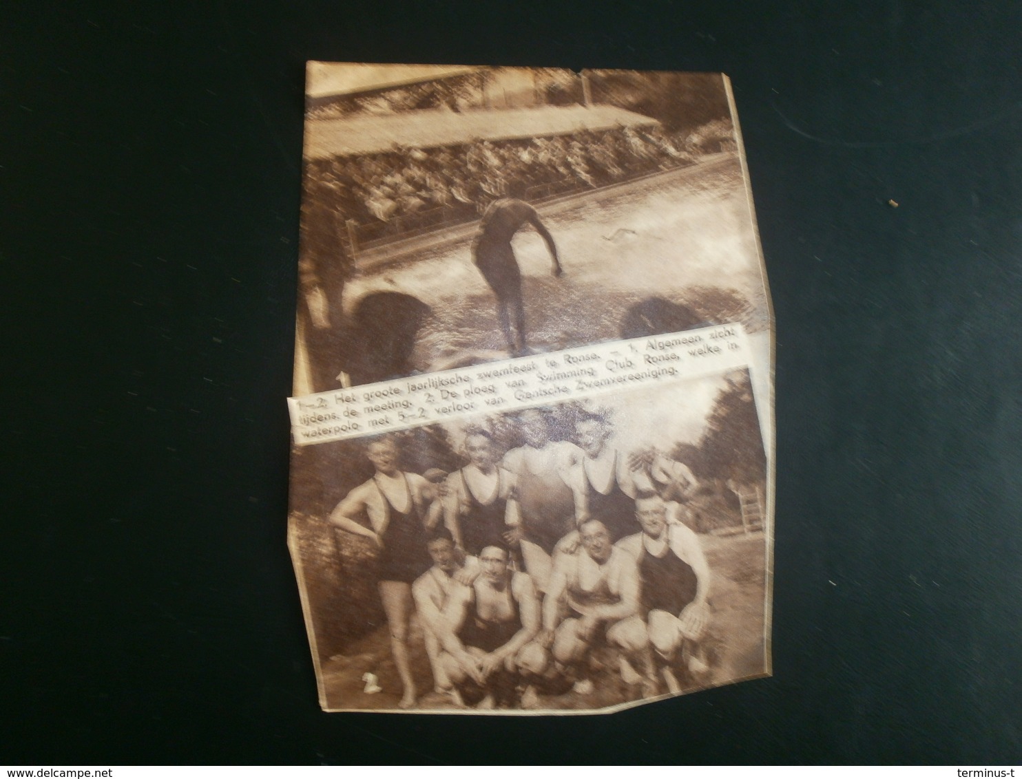 RONSE. Swimming Club - Documents Historiques